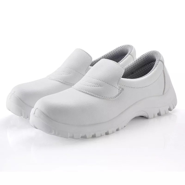 Sapato protecção biqueira aço (37, BRANCO)