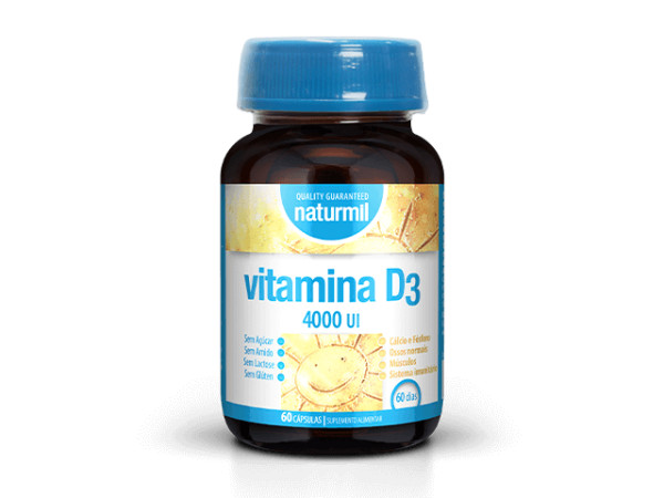 Naturmil vitamina D 4000 ui x60 caps.