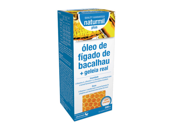 OLEO FIGADO BACALHAU PLUS C/ GELEIA REAL XAROPE