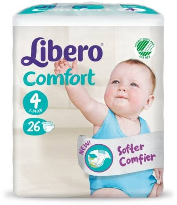 Libero Comfort (Etapa 4) - Fralda 7-14kg x26uni.