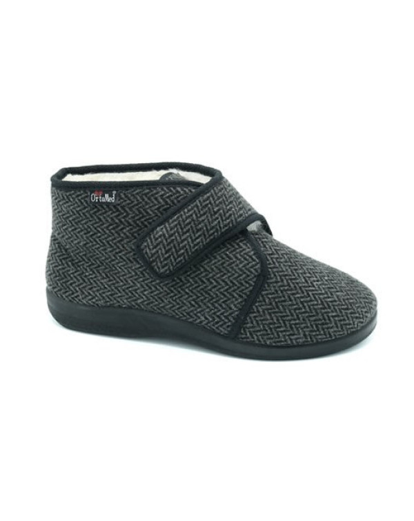 Pantufa Ortopédica Ortomed 816 B02 (CINZA, 44)