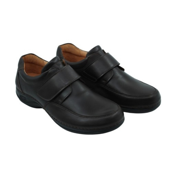 Sapato Comfy c/velcro (40, CASTANHO)