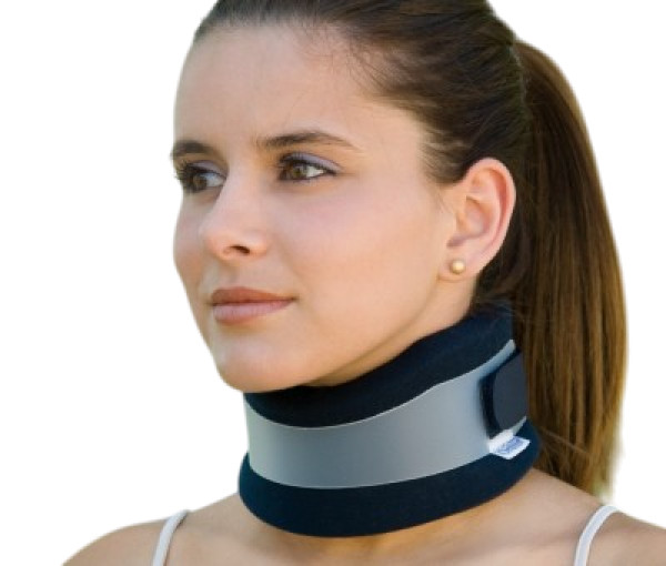 Colar cervical semi-rigido 9cm de altura azul (I)