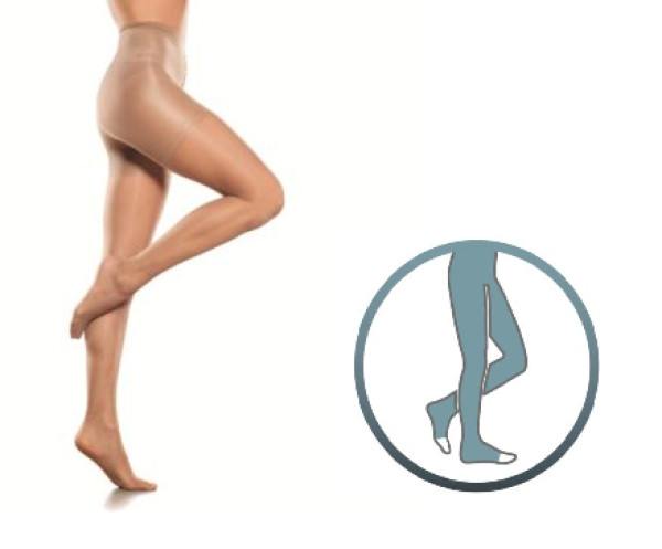 Orthia collant biqueira aberta (3, NUDE)