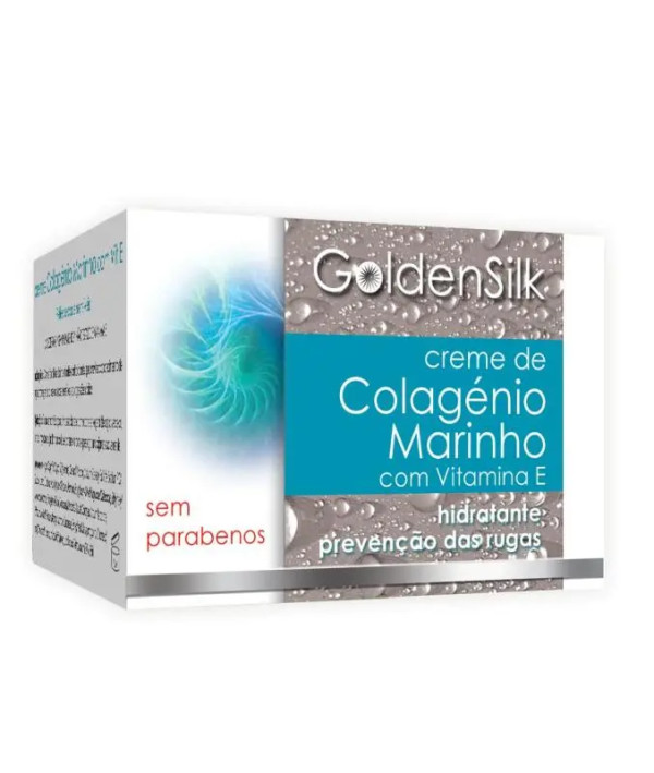 Creme dia colagenio marinho+Vit.E 50ml GoldenSilk
