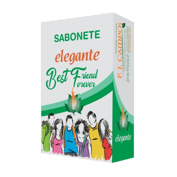 Elegante Sabonete BFF Amigos 140grs