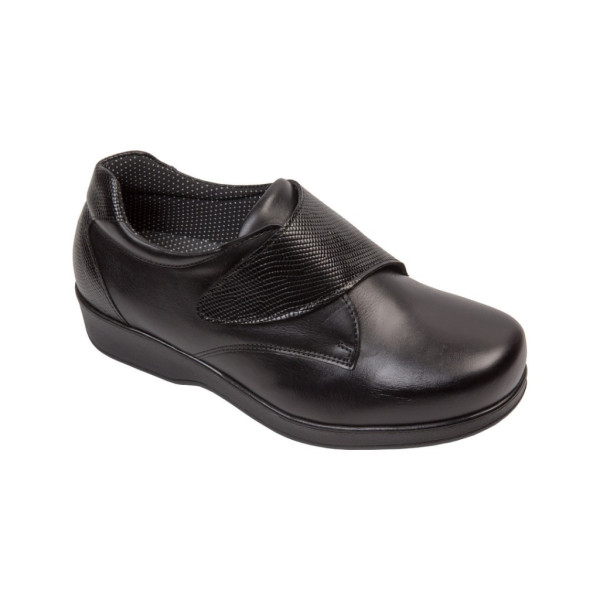 Sapato Diabetico Senhora c/ Velcro (PRETO, 39)
