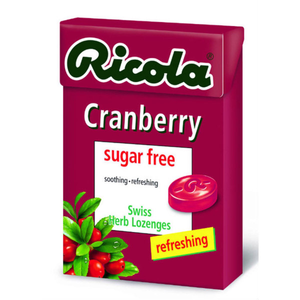 Ricola cranberry 50gr