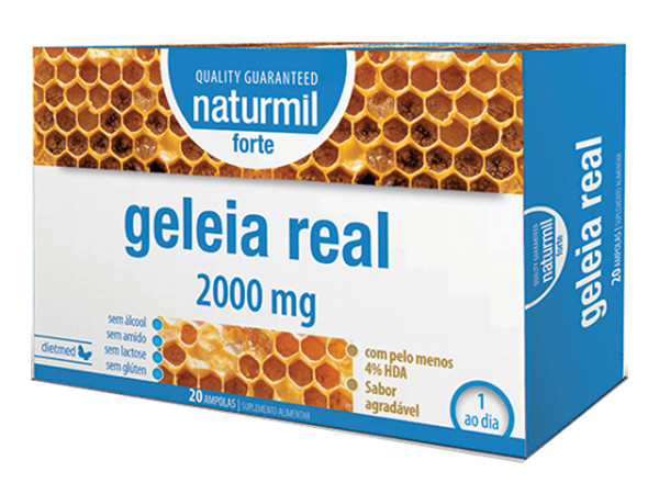 Geleia real forte 20x15ml ampolas