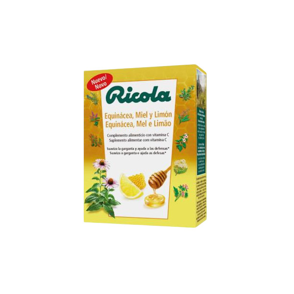 Ricola Equinacea mel e limão vitamina c x14