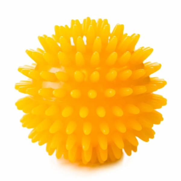 Bola Reabilitação com picos 5,5cm Amarelo