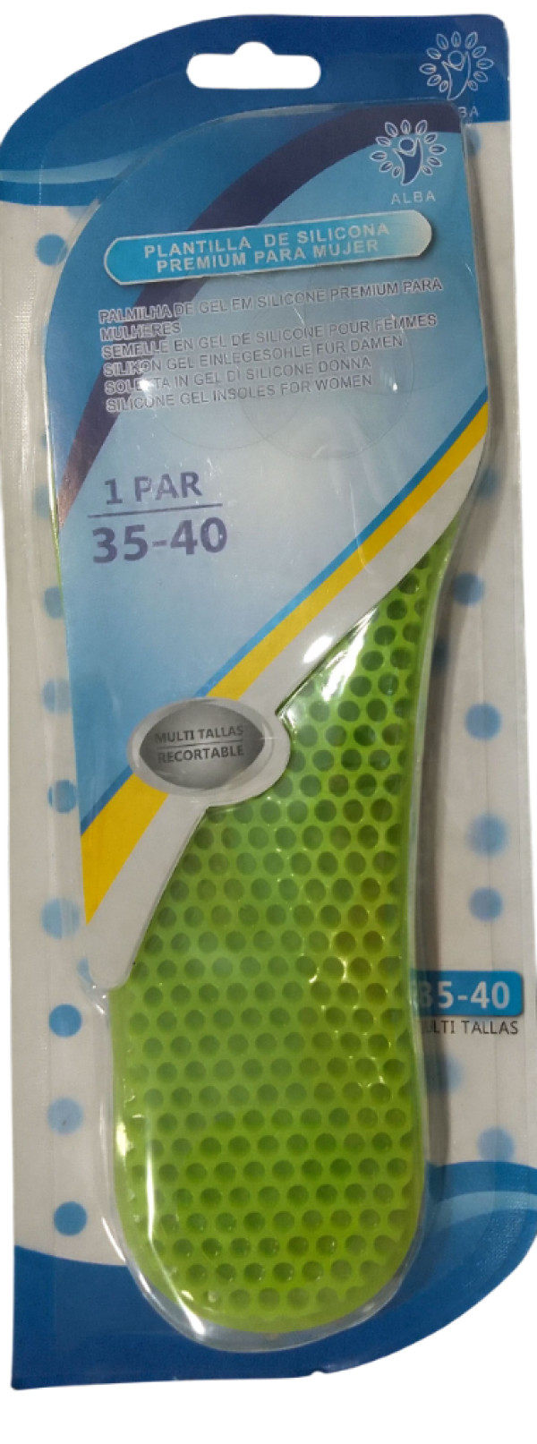Palmilha de Silicone Premium para Mulher 35-40
