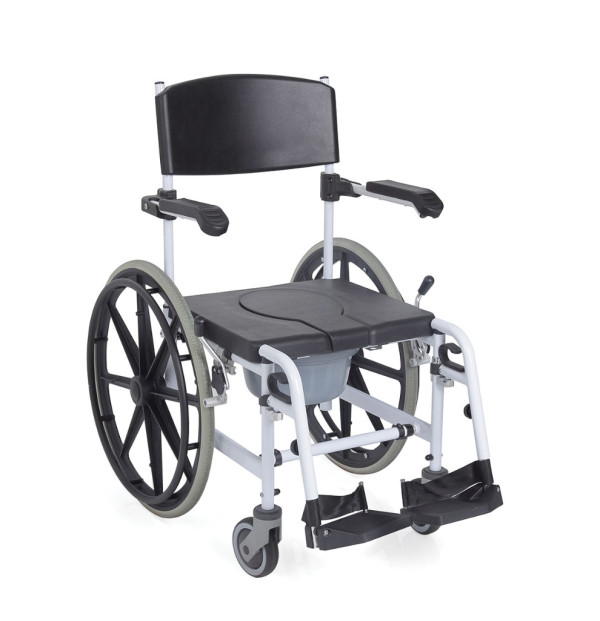Cadeira Sanitaria com Roda Grande