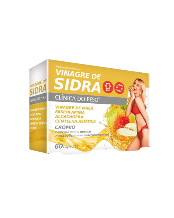 Vinagre de Sidra 60caps Clinica do peso