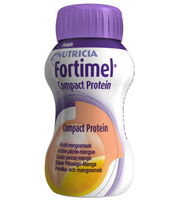 Fortimel compact protein pessego/manga 4x125ml