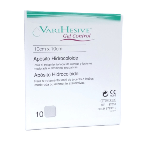 Varihesive Gel Control com rebordo 10x10cm (cx.10)