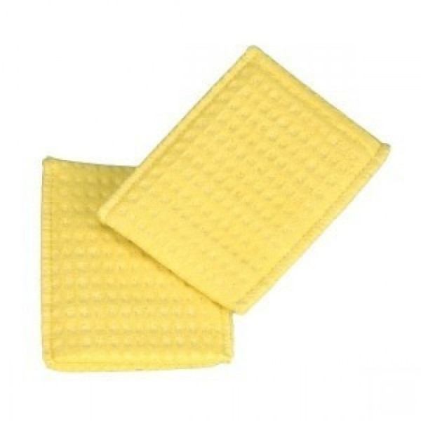 Par de capas eletrodos 5x5cm amarelo