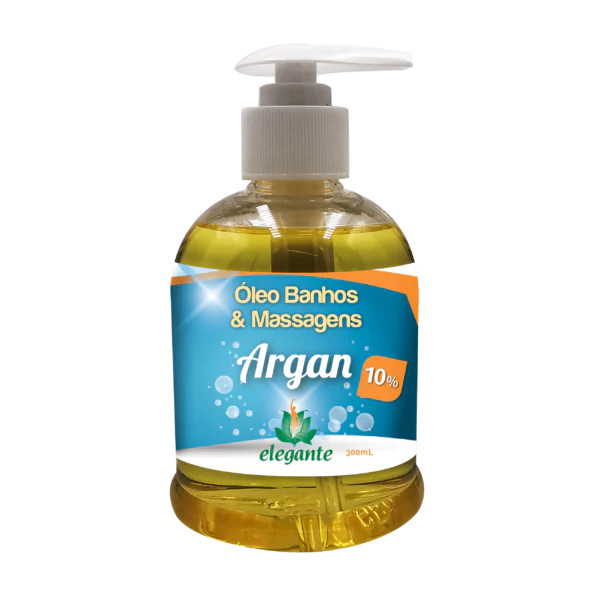 Elegante oleo de Banho e massagens argan 300ml