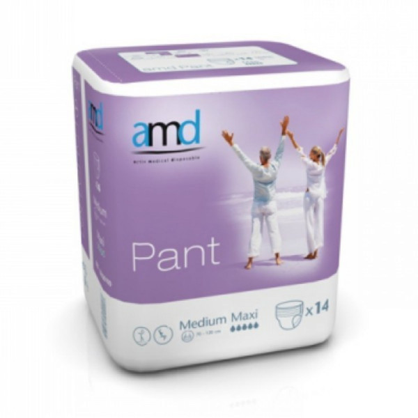 AMD - Cueca Maxi T.Médio x14uni.