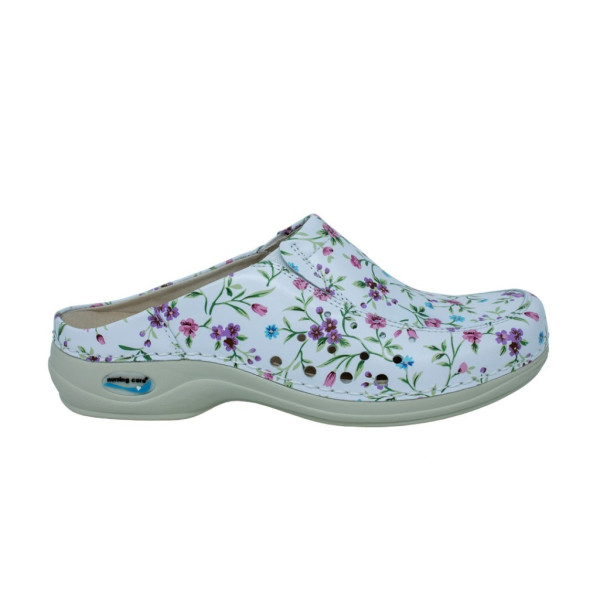 Socas Profissionais Wash'Go Berlim com Furos - Flores 33