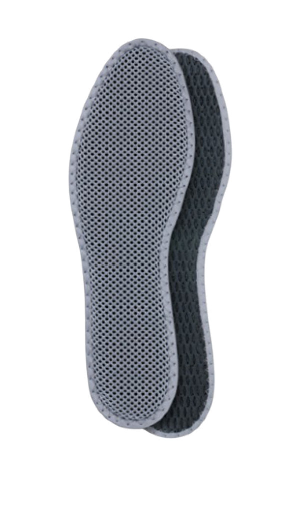 Palmilha carbono anti odor activ cinzenta