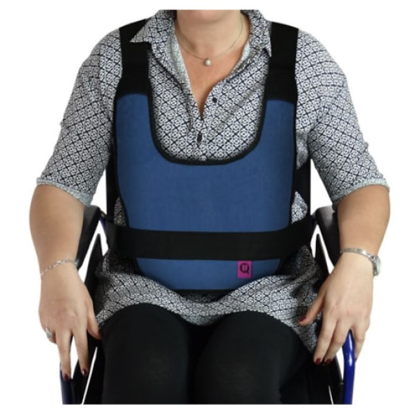 Colete abdominal acolchoado p/cadeira rodas