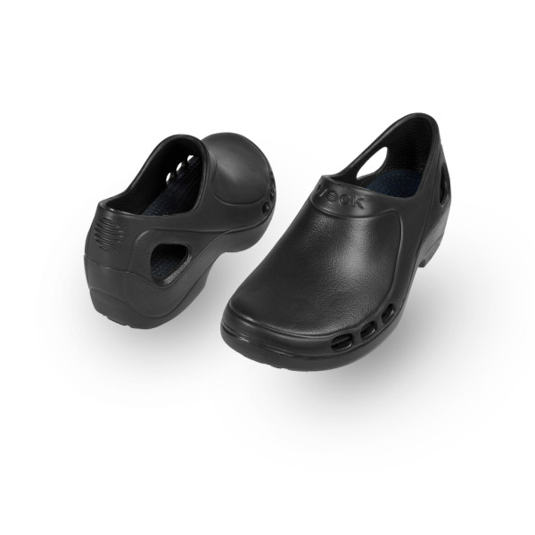 Sapato hospitalar super leve Everlite (37, PRETA)