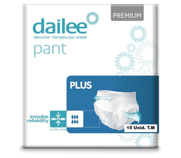DAILEE Cueca Premium Plus M x15 uni.