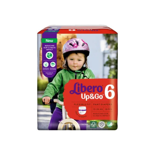 Fralda-cueca Up & Go 13-20kg x 18 unid.