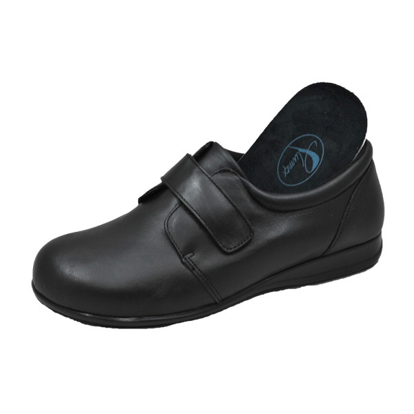 Sapato diabetico-1 velcro 5001 (36, PRETO)