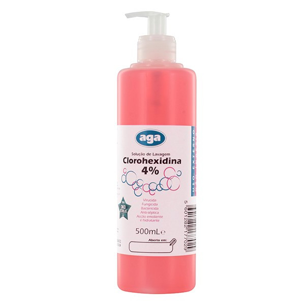 Solução Aquosa Clorohexidina 4% 500mL AGA