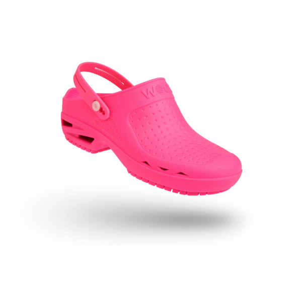 Soca Hospitalar WOCK BLOC OPEN 04 C/ Presilha – Rosa Fuxia  (36, FUXIA)