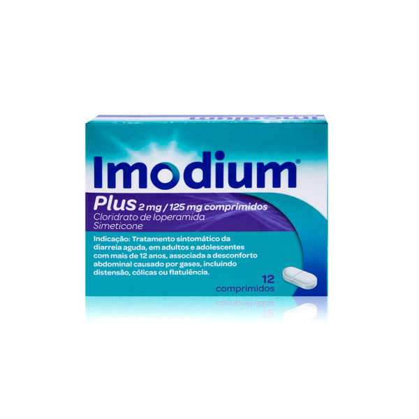 IMODIUM PLUS 2MG+125MG 12COMP.