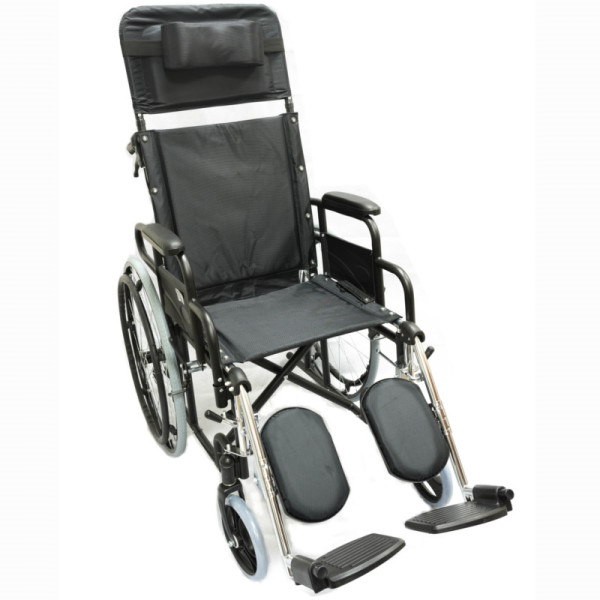 Cadeira rodas c/encosto reclinavel