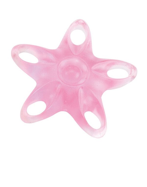 Exercitador de dedos e maos cor rosa