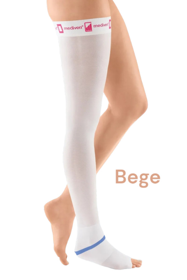 Meia de compressão clínica com 35 mmHg (BEGE, IV)