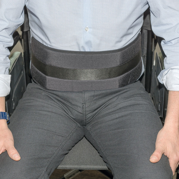 Cinto abdominal p/cadeira rodas