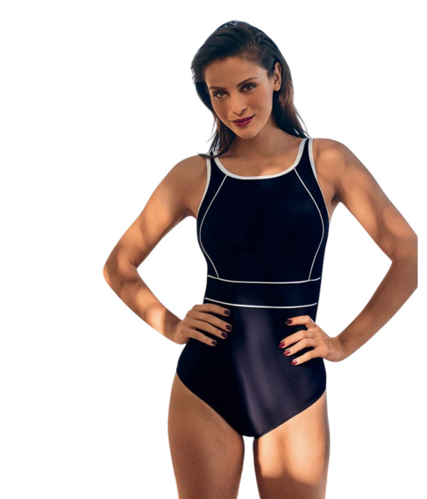 Fato de banho protese para piscina (B, AZUL, 36)