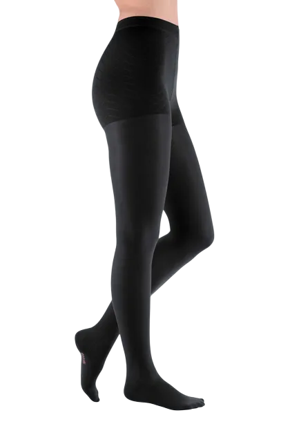 Mediven Elegance® - Collant Elástico, Classe 2 (PRETO, PE FECHADA, IV)