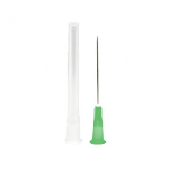 Agulha hipodermica esteril 21g 0.8x25 cx100