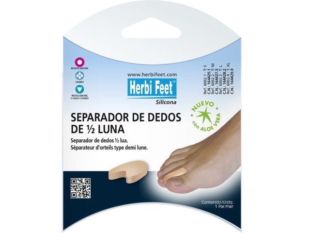 Separador de dedo meia lua Herbi 6002