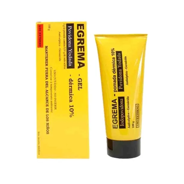 Iodopovidona pomada dermica 100Gr