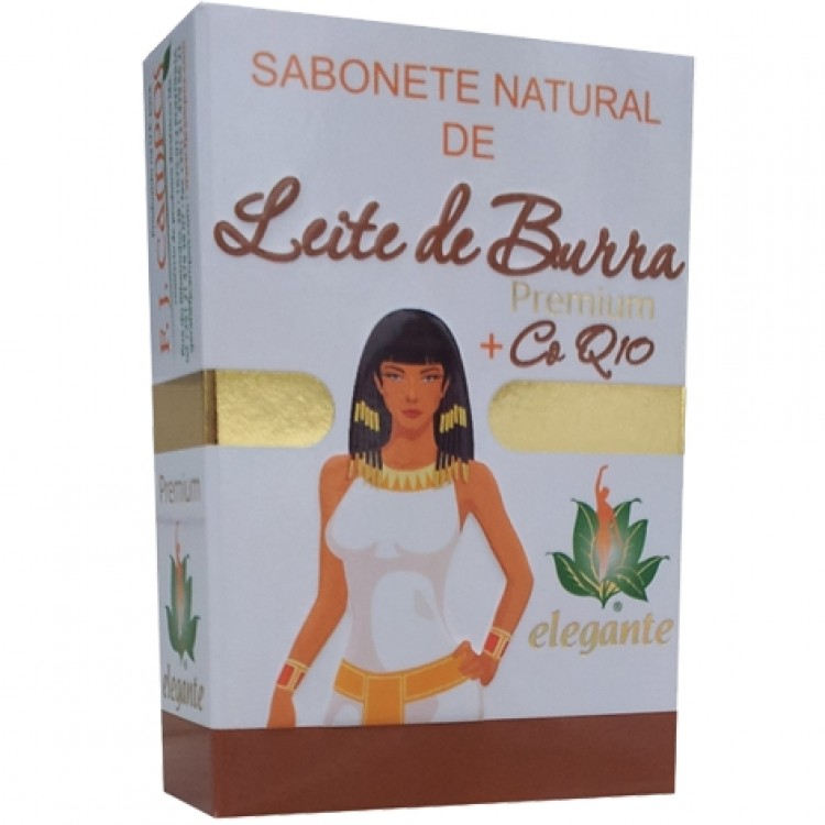 Elegante sabonete leite de burra 140gr
