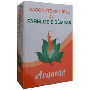 Elegante sabonete farelos de semeas 140gr