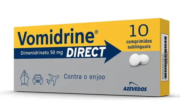 Vomidrin direct 50mg 10 comp. sublinguais
