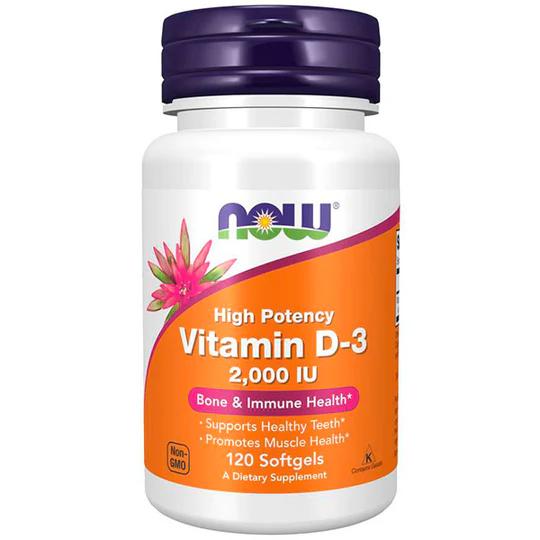 Vitamina D-3 2000ui now (120caps)