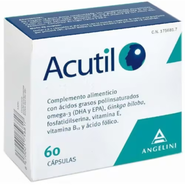 Acutil 60 cápsulas