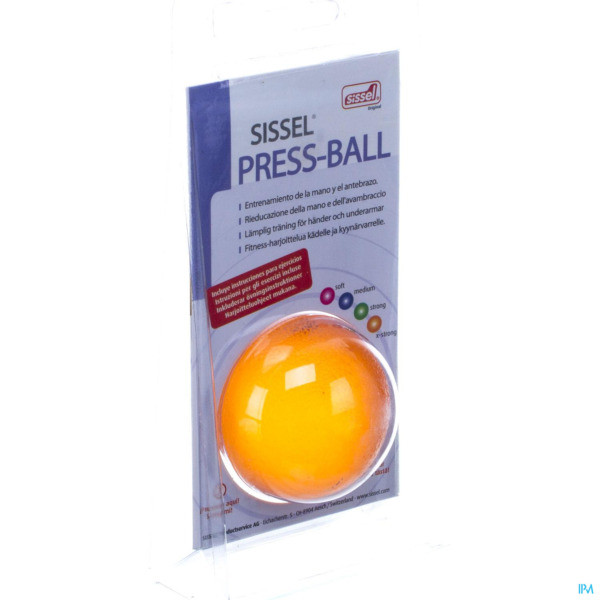 Bola Press-Ball Sissel X-Strong Laranja 162.008