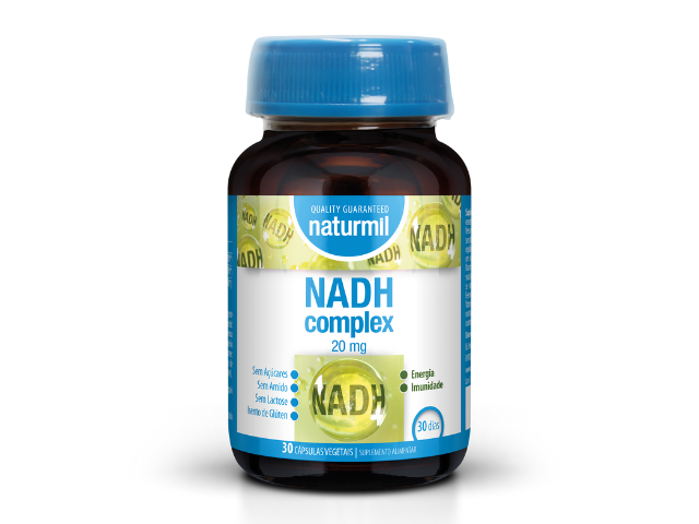 Naturmil NADH20mg Complex 30 caps vegetais