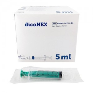 Seringa 3 corpos 5ml cx100